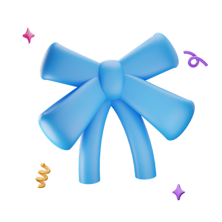 Ribbon and Bows  3D Icon