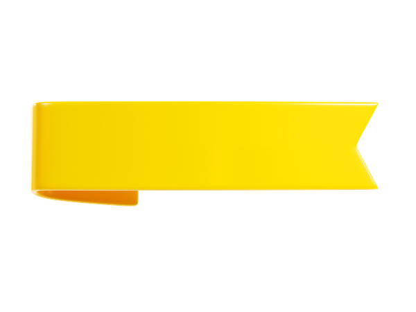 Ribbon Banner  3D Icon