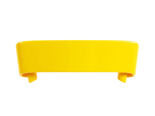 Ribbon Banner  3D Icon