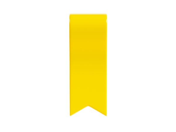 Ribbon Banner  3D Icon