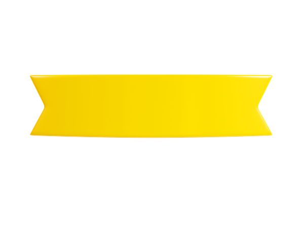 Ribbon Banner  3D Icon