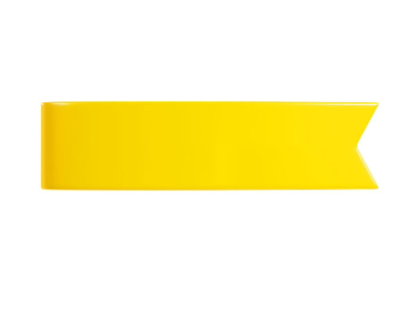 Ribbon Banner  3D Icon