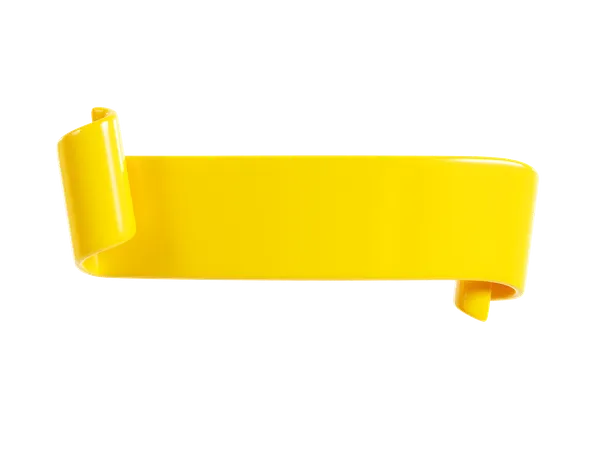 Ribbon Banner  3D Icon