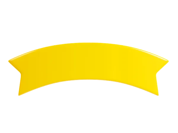 Ribbon Banner  3D Icon