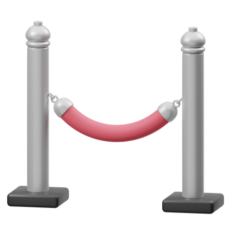 Ribbon barrier  3D Icon