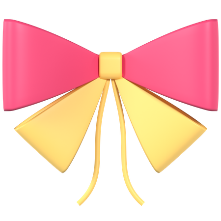 Ribbon Bow  3D Icon