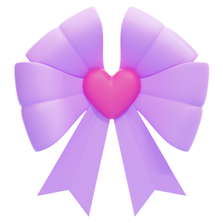 Ribbon Bow  3D Icon