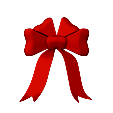 Ribbon Bow  3D Icon