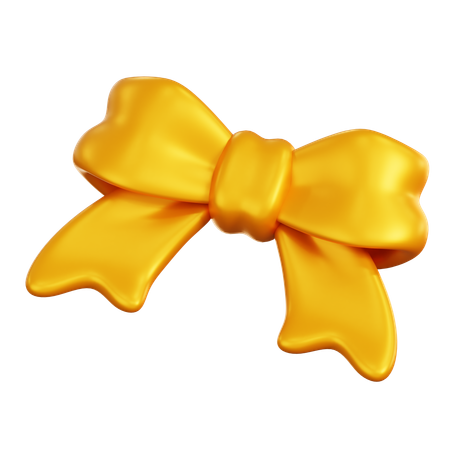 Ribbon Bow  3D Icon