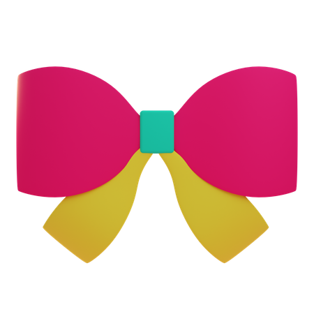 Ribbon bow  3D Icon