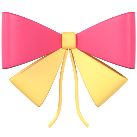 Ribbon Bow  3D Icon