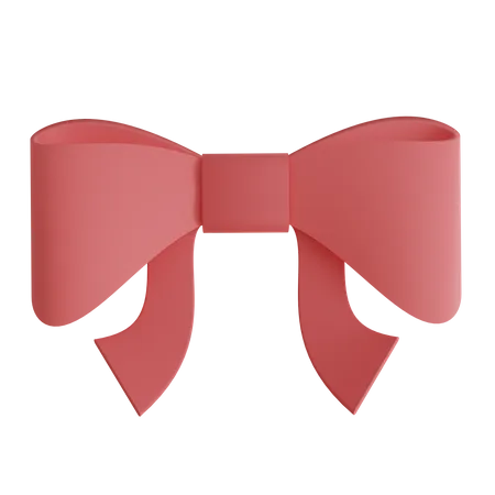 Ribbon Bow 3D Icon