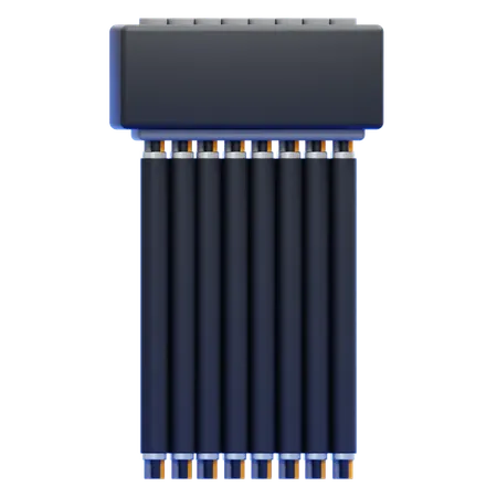 Ribbon Cable  3D Icon