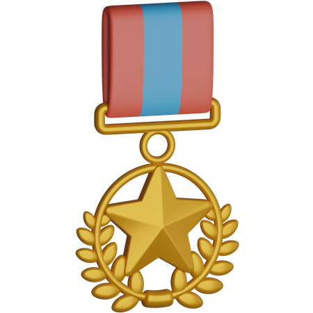 Ribbon Prize  3D Icon