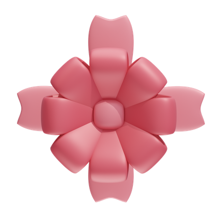 Ribbon Starburst  3D Icon