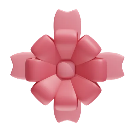 Ribbon Starburst  3D Icon