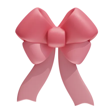 Ribbon With Tied Ends  3D Icon