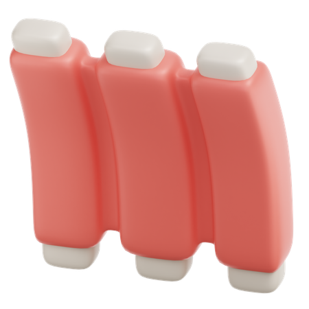 Ribs  3D Icon