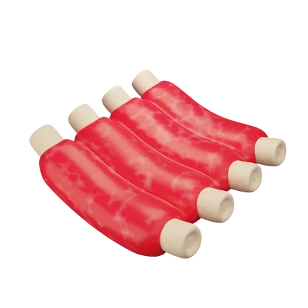 Ribs  3D Icon