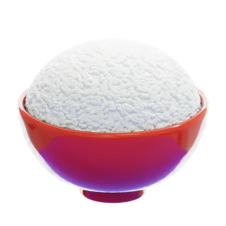 Rice  3D Icon