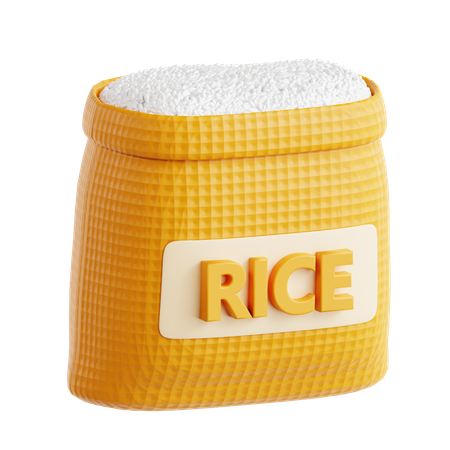 Rice  3D Icon