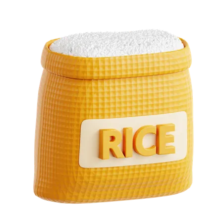 Rice  3D Icon