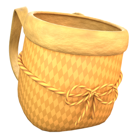 Rice Basket Bag  3D Icon