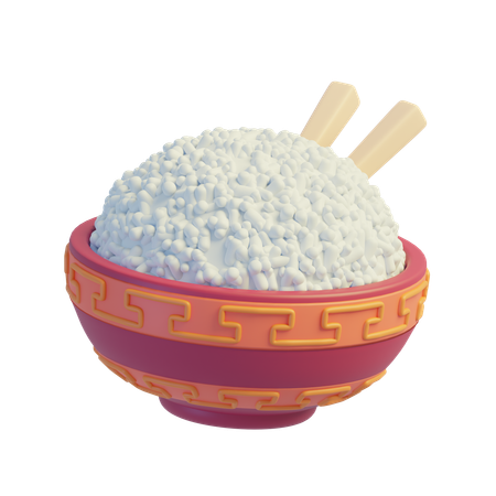 Rice Bowl  3D Icon