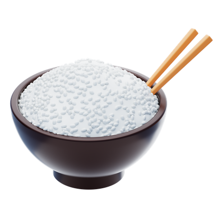 Rice Bowl  3D Icon