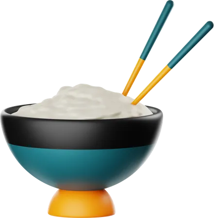 Rice Bowl  3D Icon