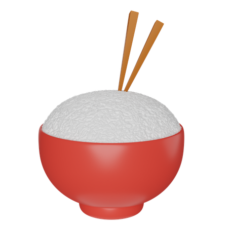 Rice Bowl  3D Icon