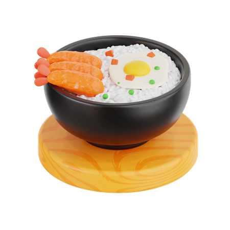 Rice Bowl  3D Icon