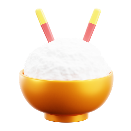 Rice Bowl  3D Icon