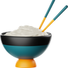 3d rice bowl logo