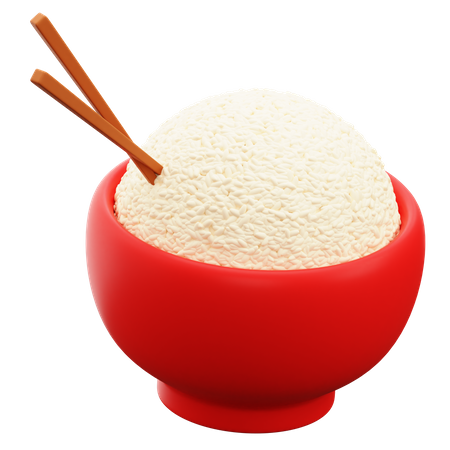 Rice Bowl  3D Icon