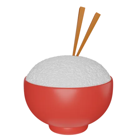 Rice 3 D Illustration 3D Icon