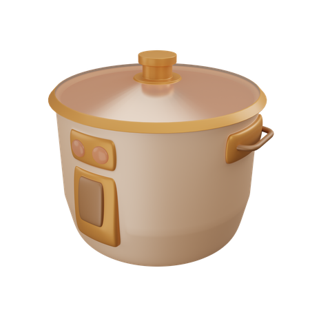 Rice cooker  3D Icon