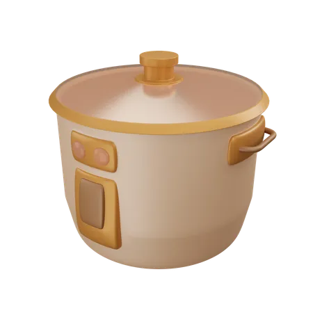 Rice cooker  3D Icon