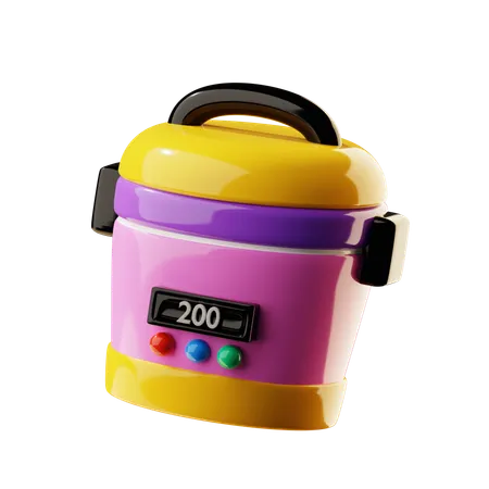 Rice Cooker  3D Icon