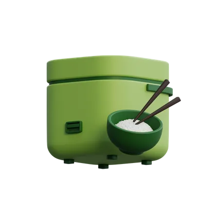 Rice Cooker  3D Icon