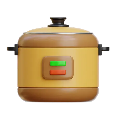 Rice Cooker  3D Icon