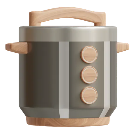 Rice Cooker  3D Icon