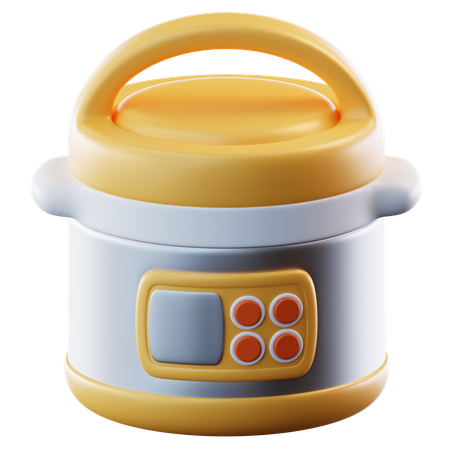 Rice Cooker  3D Icon