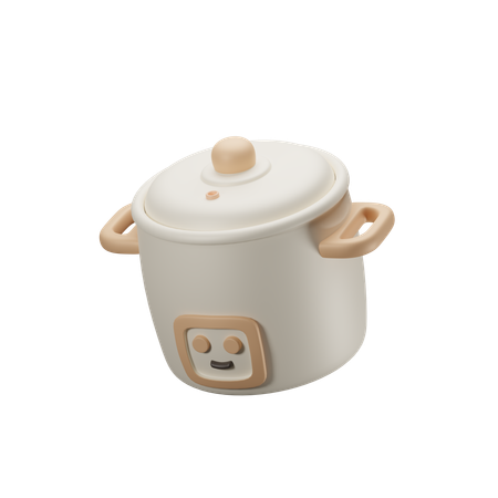 Rice Cooker  3D Icon