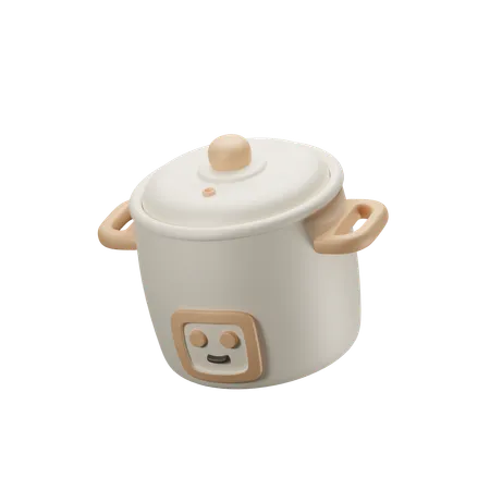 Rice Cooker  3D Icon