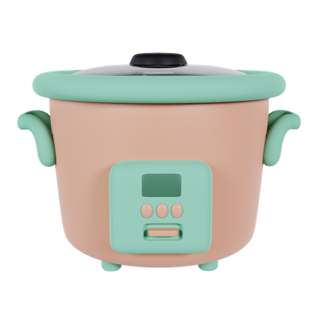 Rice Cooker  3D Icon