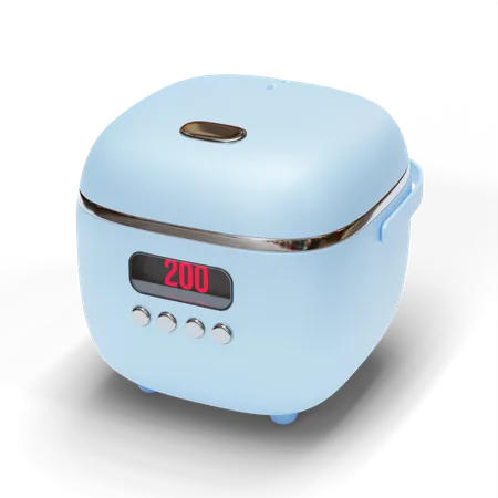 Rice Cooker  3D Illustration