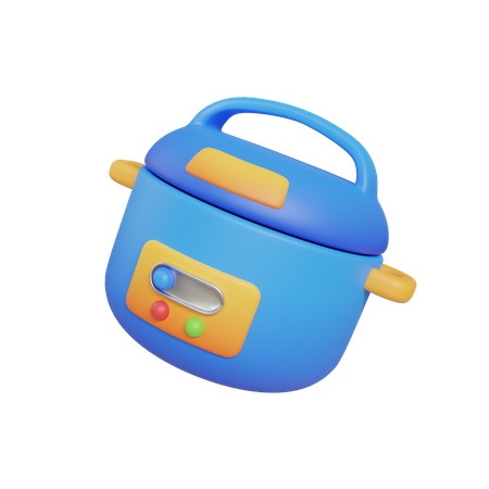 Rice Cooker 3D Icon