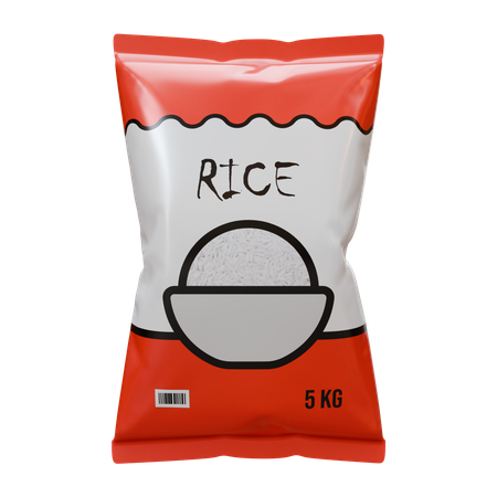 Rice Package  3D Icon