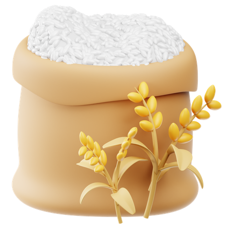 Rice Sack  3D Icon